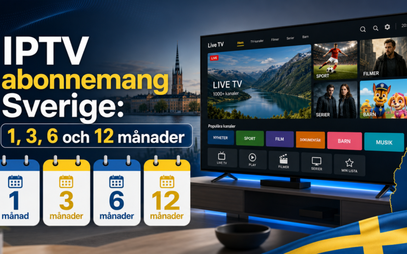 IPTV Abonnemang Sverige