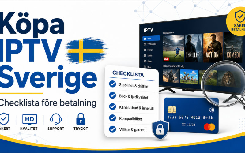 Köpa IPTV Sverige