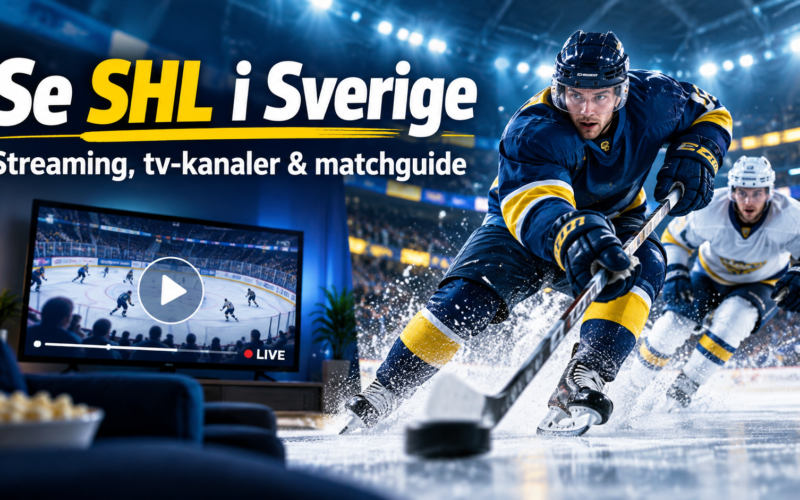 Se SHL i Sverige 2026/2027 – streaming, tv-kanaler och matchguide